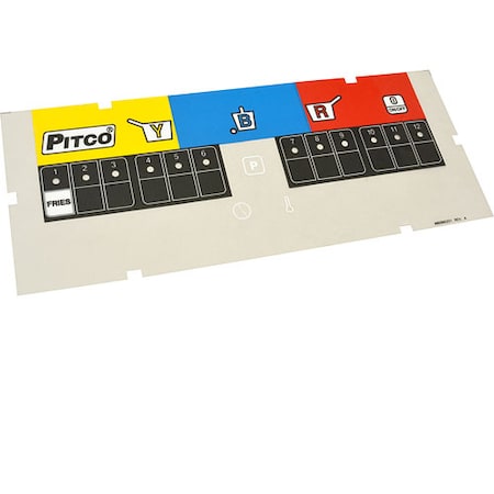 Pitco Lbl, Ovrly 3 Zn Fries A6096201